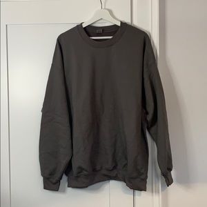 Grey crew neck